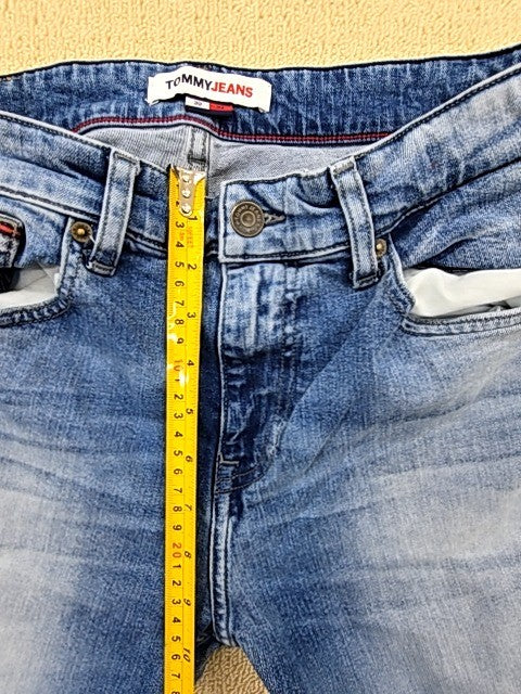 Tommy Jeans Austin Slim Men's 30 Blue Mid Wash Stretch