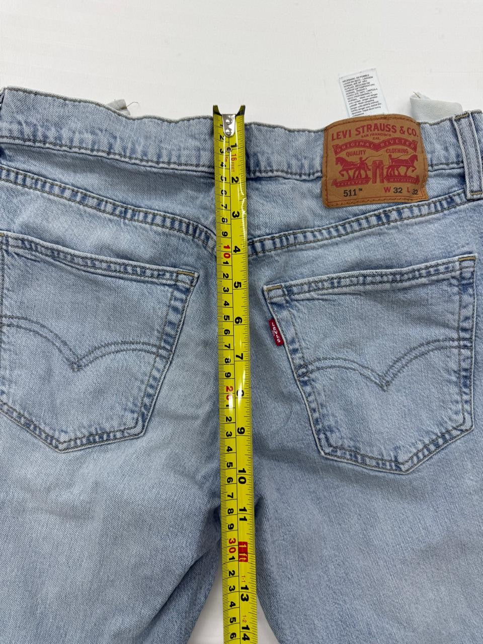 Levi's Men's 511 Slim Fit Light Wash Stretch Jeans 32x32