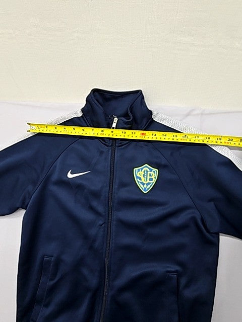 Nike Men's Navy Track Jacket S Full Zip Sportswear Poly Sml