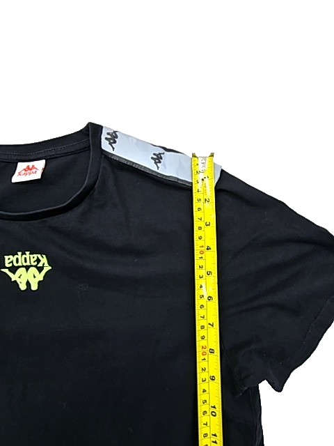 Kappa Men's Black Logo Crewneck T-Shirt Size Large