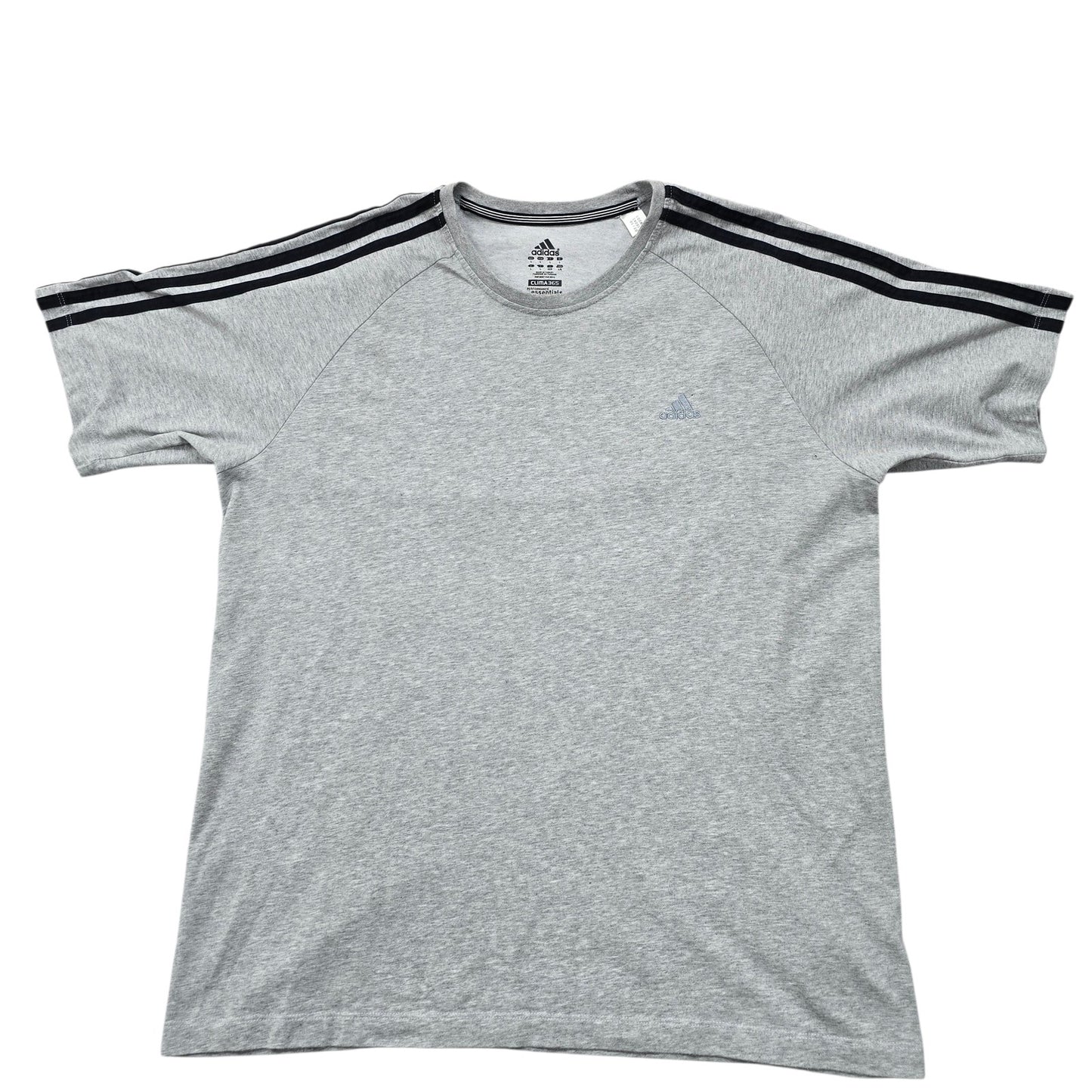 Adidas Men's Grey Clima365 Running T-Shirt Size L Moisture Wicking