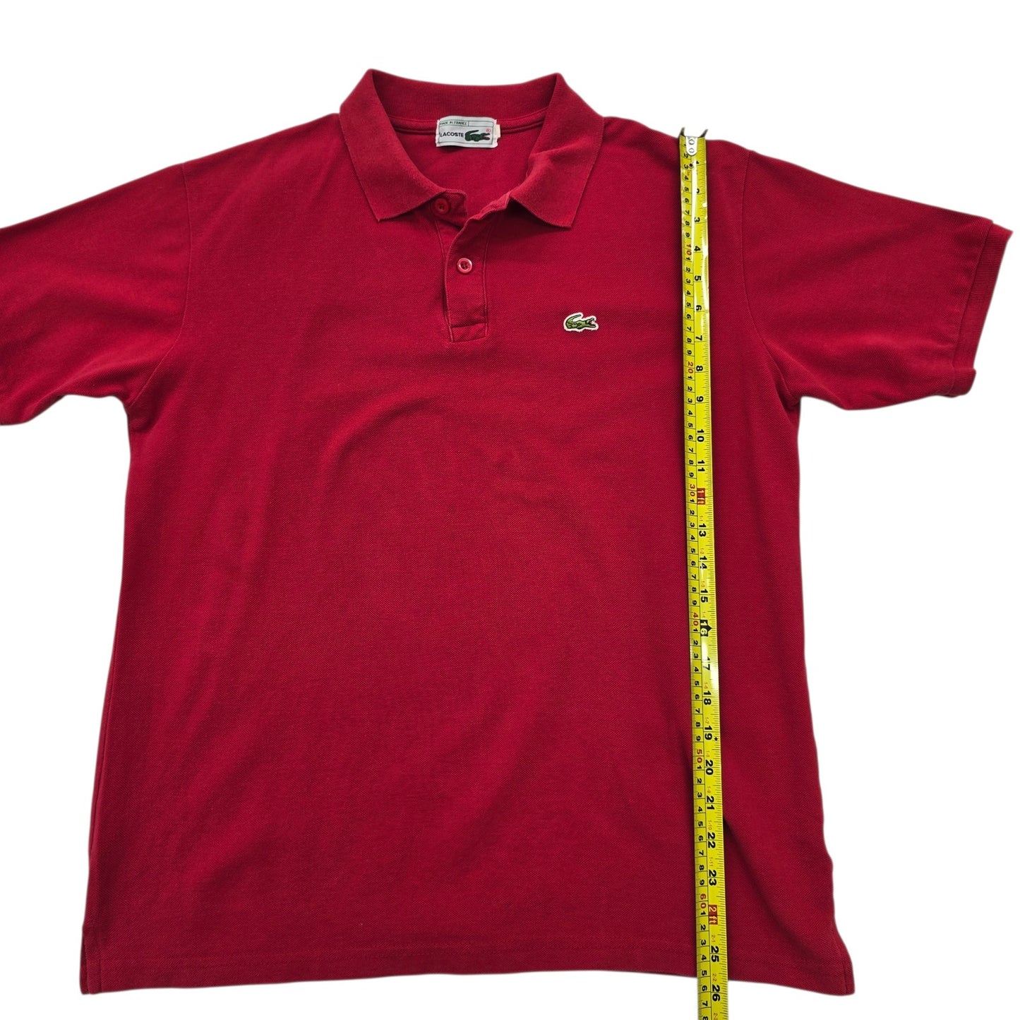 Lacoste Men Red Polo Shirt size XXL product image 8
