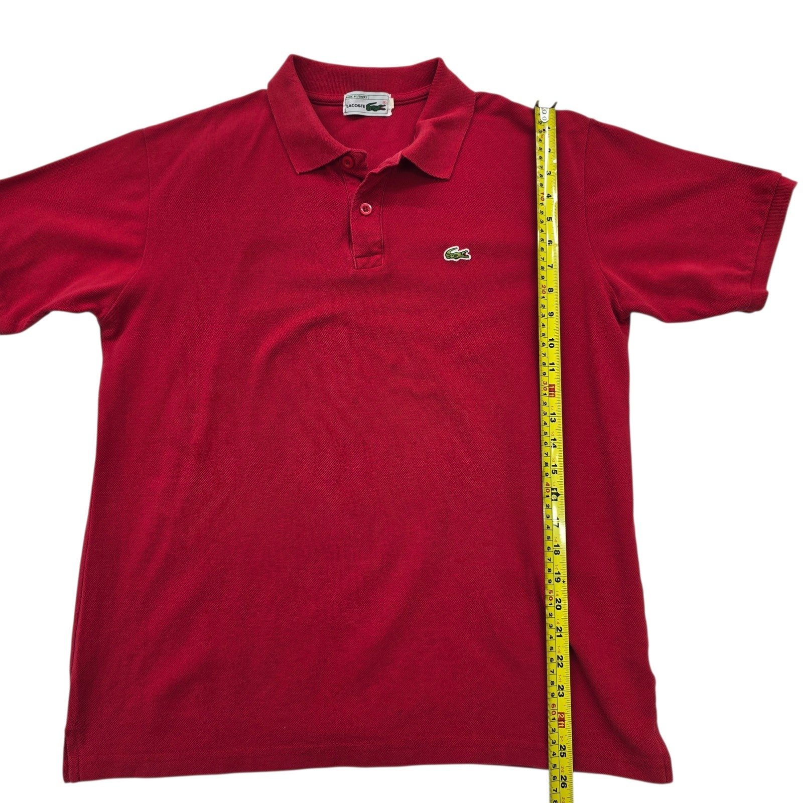 Lacoste Men Red Polo Shirt size XXL product image 8