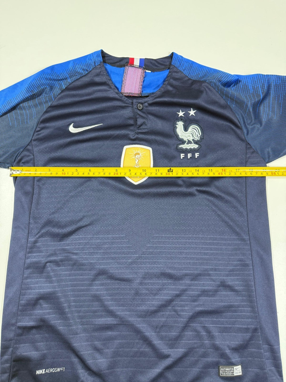 France National Team Home Jersey Nike World Cup 2018 Large Made in Thailand