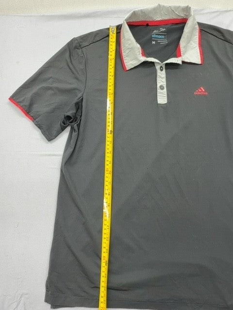 Adidas Men's Grey Climacool Golf Polo Shirt Size M