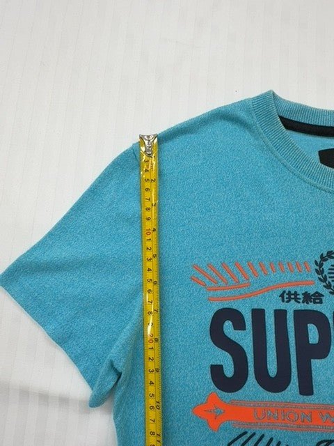 Superdry Women's Turquoise Vintage Logo T-Shirt Size S