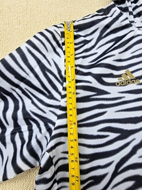 Adidas Juventus Zebra Print Hooded Track Jacket Black/White AZ5338 Men's