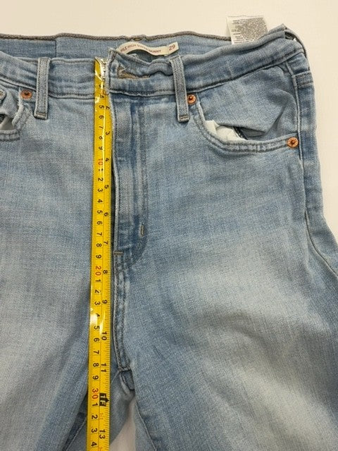 Levi's Women's Mile High Super Skinny Jeans 29 Light Blue