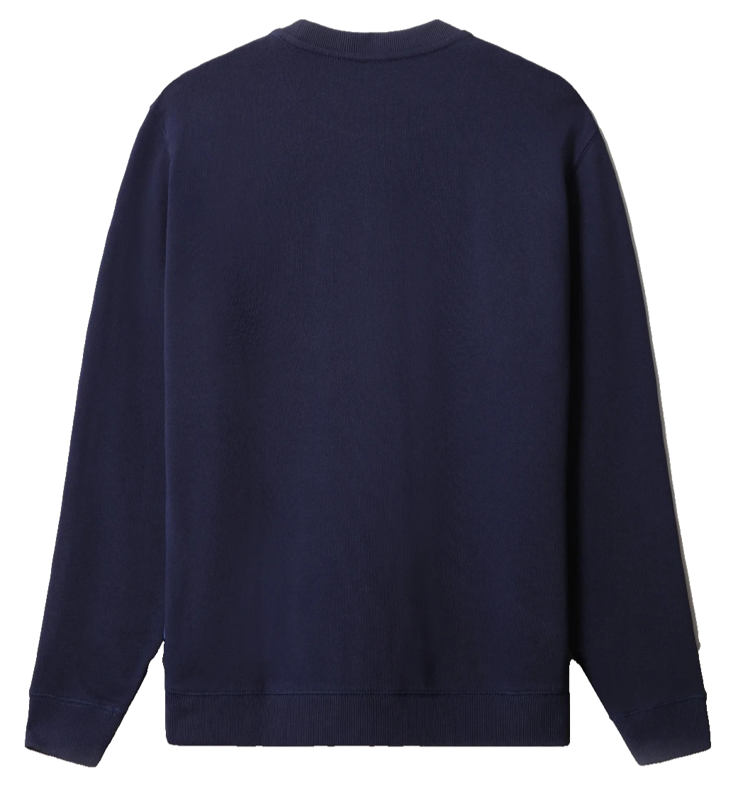 Napapijri Men�S  Crewneck Sweatshirt Logo Chest Long Sleeve L