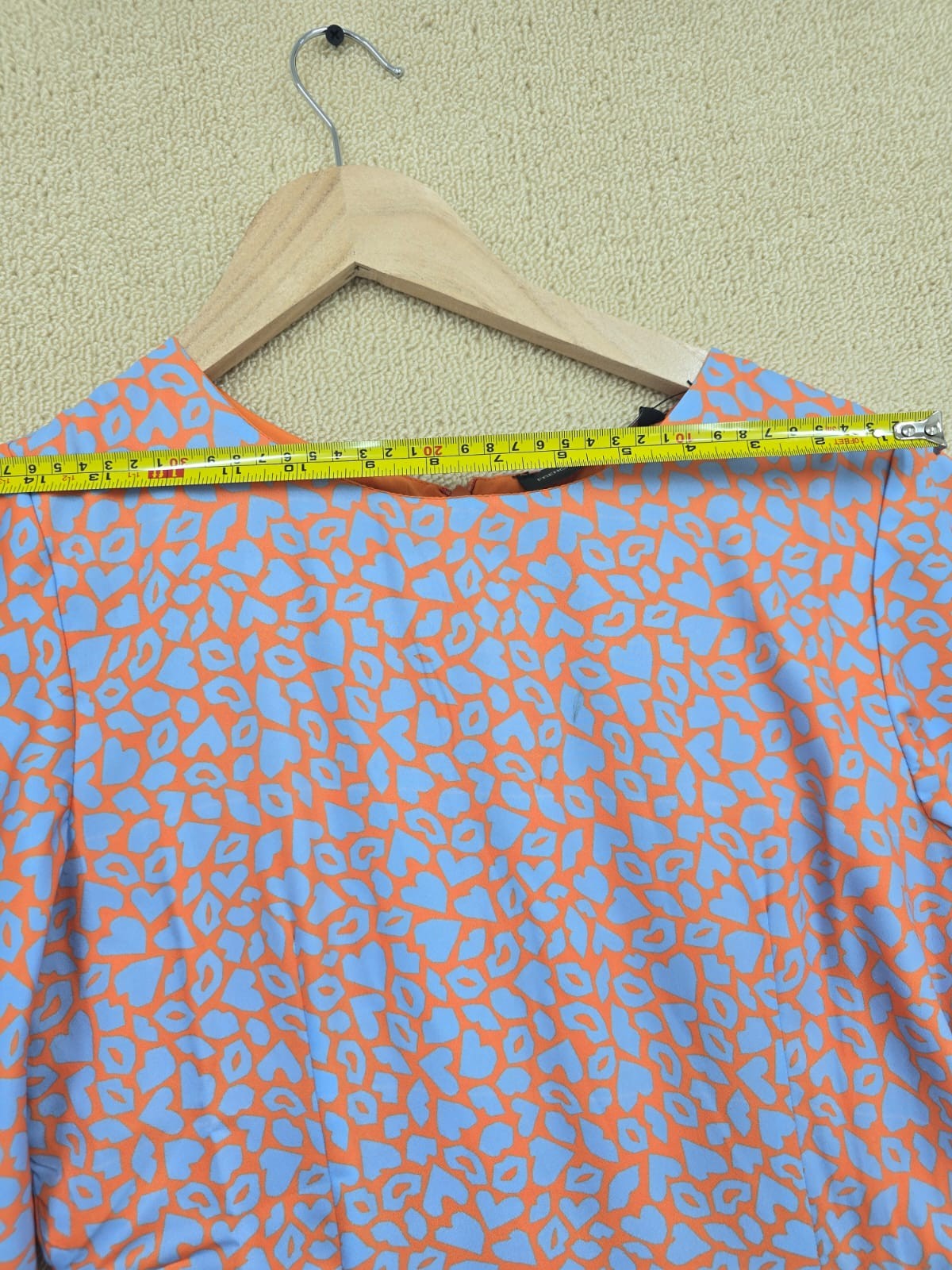 French Connection Women's Maxi Floral Print Dress Size B Blue Orange