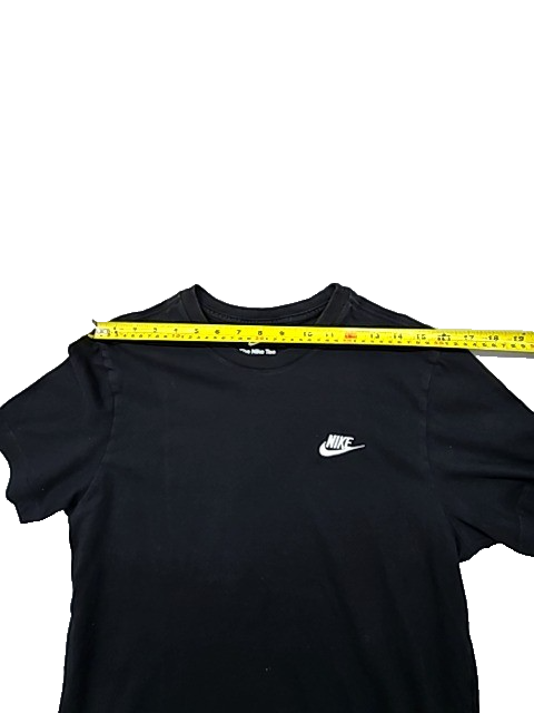 Nike Men's Black M Short Sleeve Swoosh Tee Cotton/Poly 2021