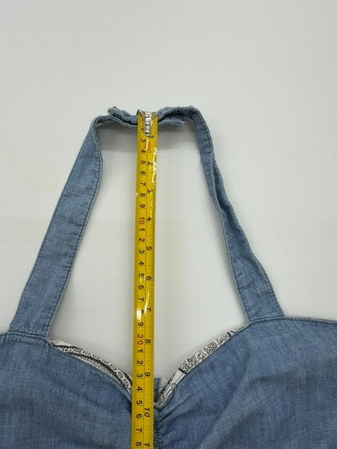 OLTRE Women Blue Dress size 12 product image 7