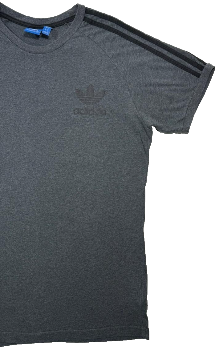 Adidas Originals California T-Shirt In Dark Grey Heather - Size L