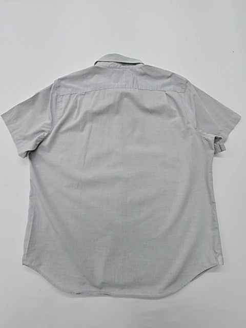 Lacoste Men's Light Blue Oxford Button-Up Shirt Size 4 Regular Fit Used
