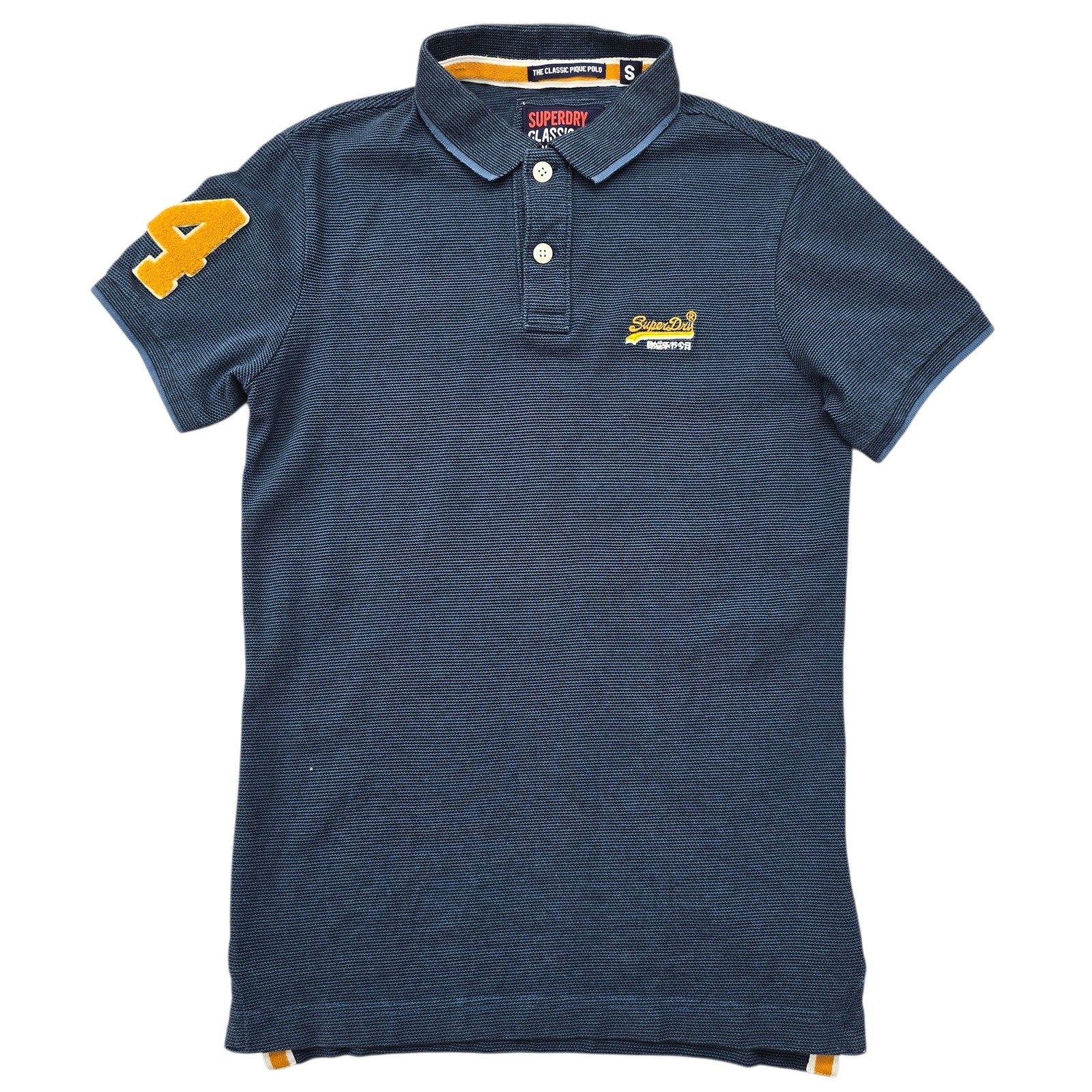 Superdry Men Navy Polo Shirt size S product image 1