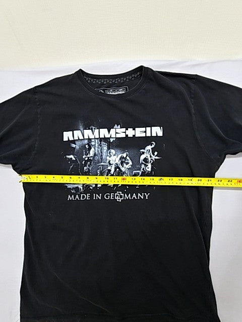Rammstein Men's Black Concert T-Shirt XL 2013 Cotton Crewneck