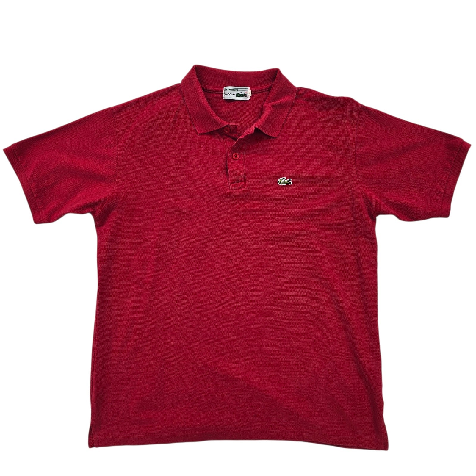 Lacoste Men Red Polo Shirt size XXL product image 1