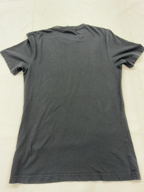Adidas Men's Black Streetwear Graphic T-Shirt S 3-Stripes Cotton