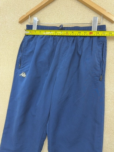 Kappa Men's Navy Blue Track Pants Large Tapered Drawstring