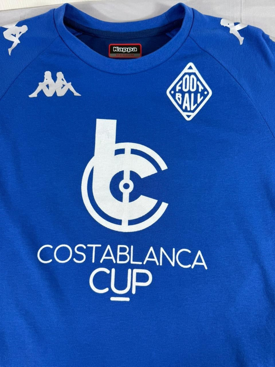 Kappa Costablanca Cup Football Soccer Jersey Blue Men's Medium