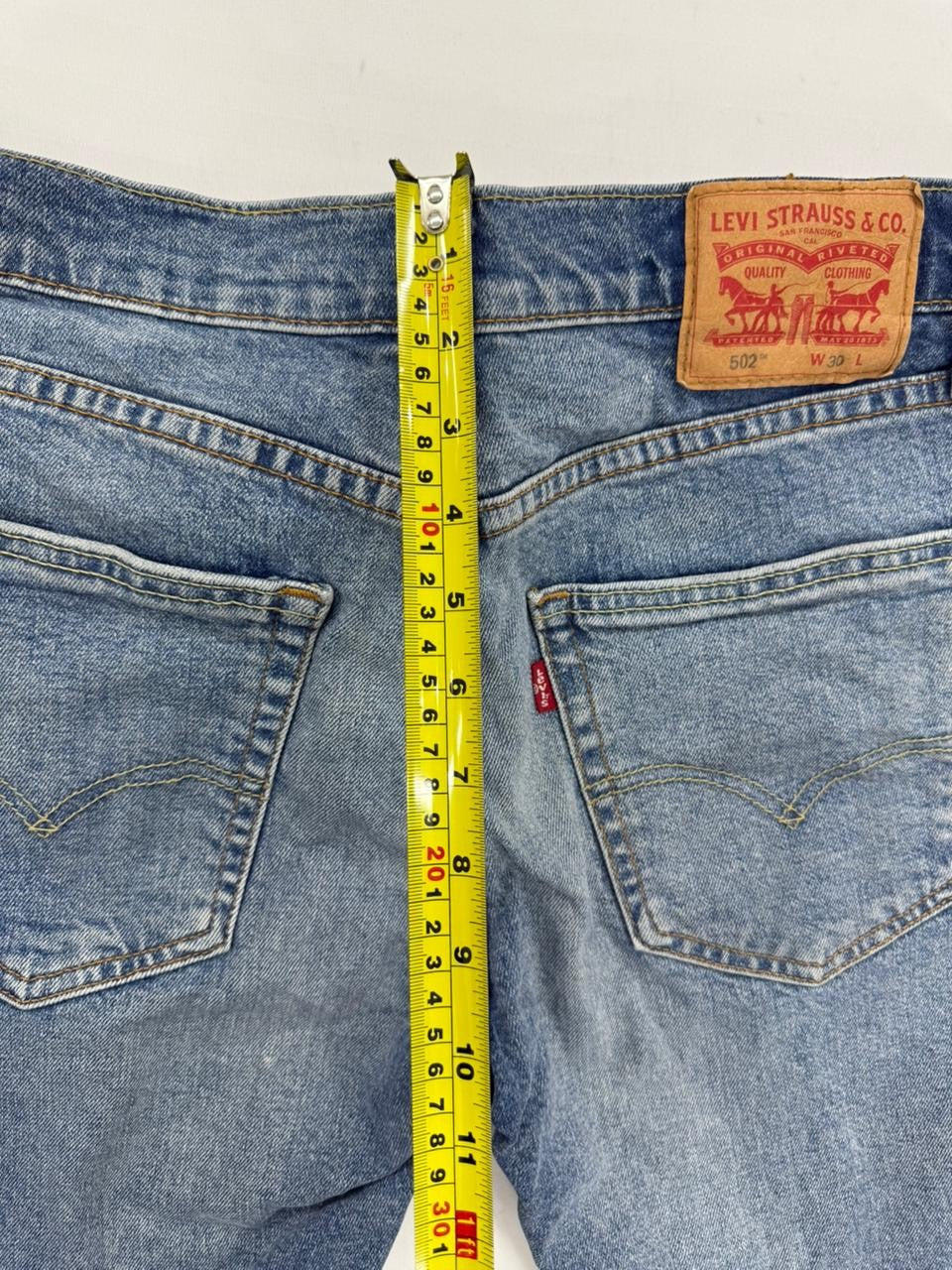 Levi's Men's Tapered Denim Shorts 30x32 Dark Wash Stretch