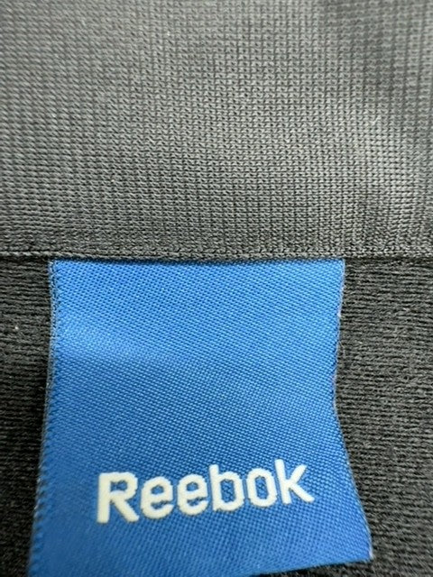 Reebok Boys Black Windbreaker Jacket Size 16A Full Zip Lightweight