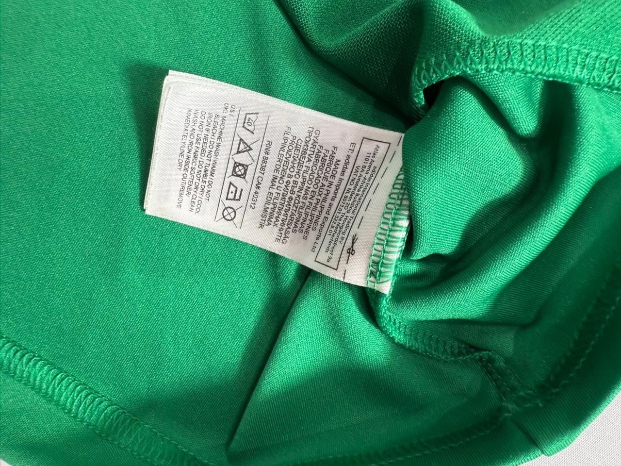Adidas Men's Green Soccer Football Jersey Shirt Climalite Size M