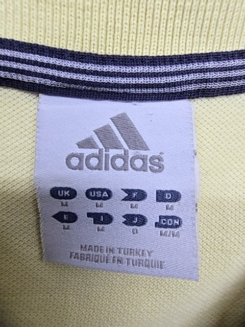 Adidas Men Yellow Polo Shirt size XL product image 3