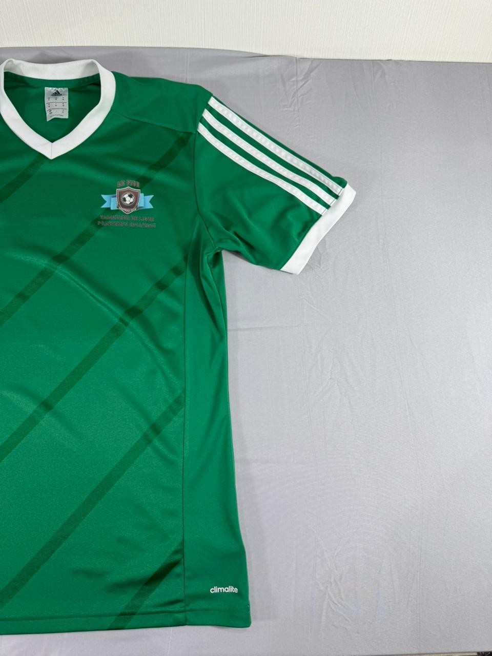 Adidas Men's Green Soccer Football Jersey Shirt Climalite Size M