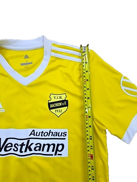 Adidas Men's VfL Bochum 1848 Yellow Soccer Jersey S Climalite V-Neck