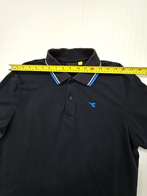 Diadora Women Black Polo Shirt size L product image 5