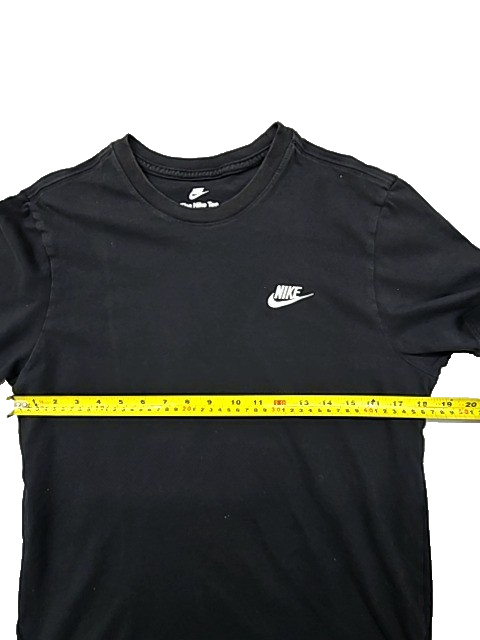Nike Men's Black M Short Sleeve Swoosh Tee Cotton/Poly 2021