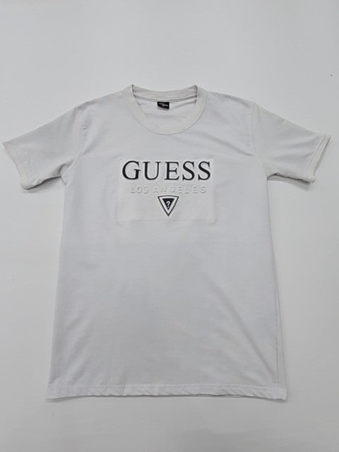 Guess Men White T-Shirt size XL product image 1