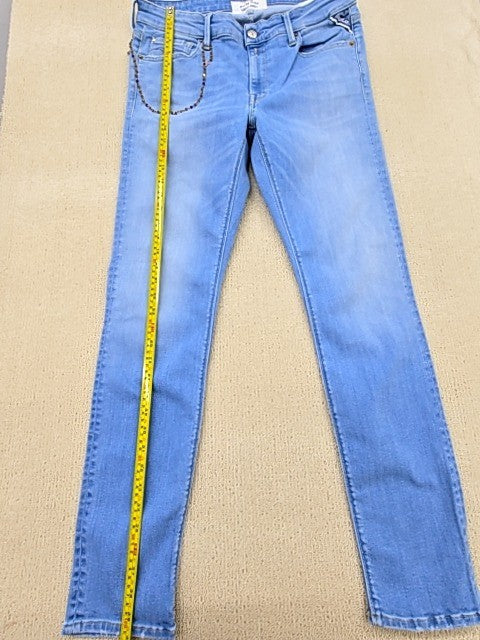 Replay Luzien Skinny High Waist Women's Jeans Size 32 Dark Indigo