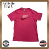 Nike Men's Pink T-Shirt – Size L, Short Sleeve, Crew Neck