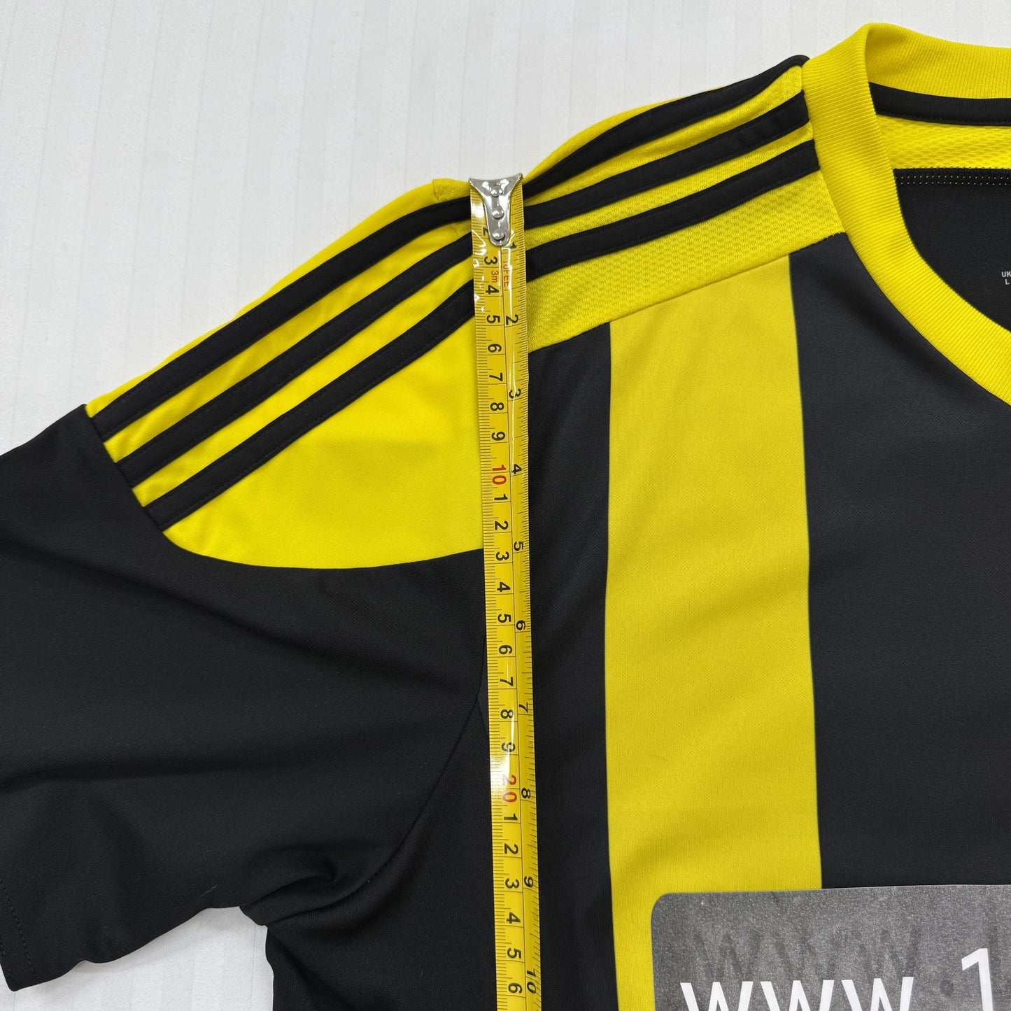 Adidas Unisex VfL Bochum Away Soccer Jersey L Black Yellow BNWT