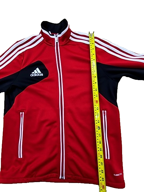 Adidas Men's Red Climacool Track Jacket Size L Vintage