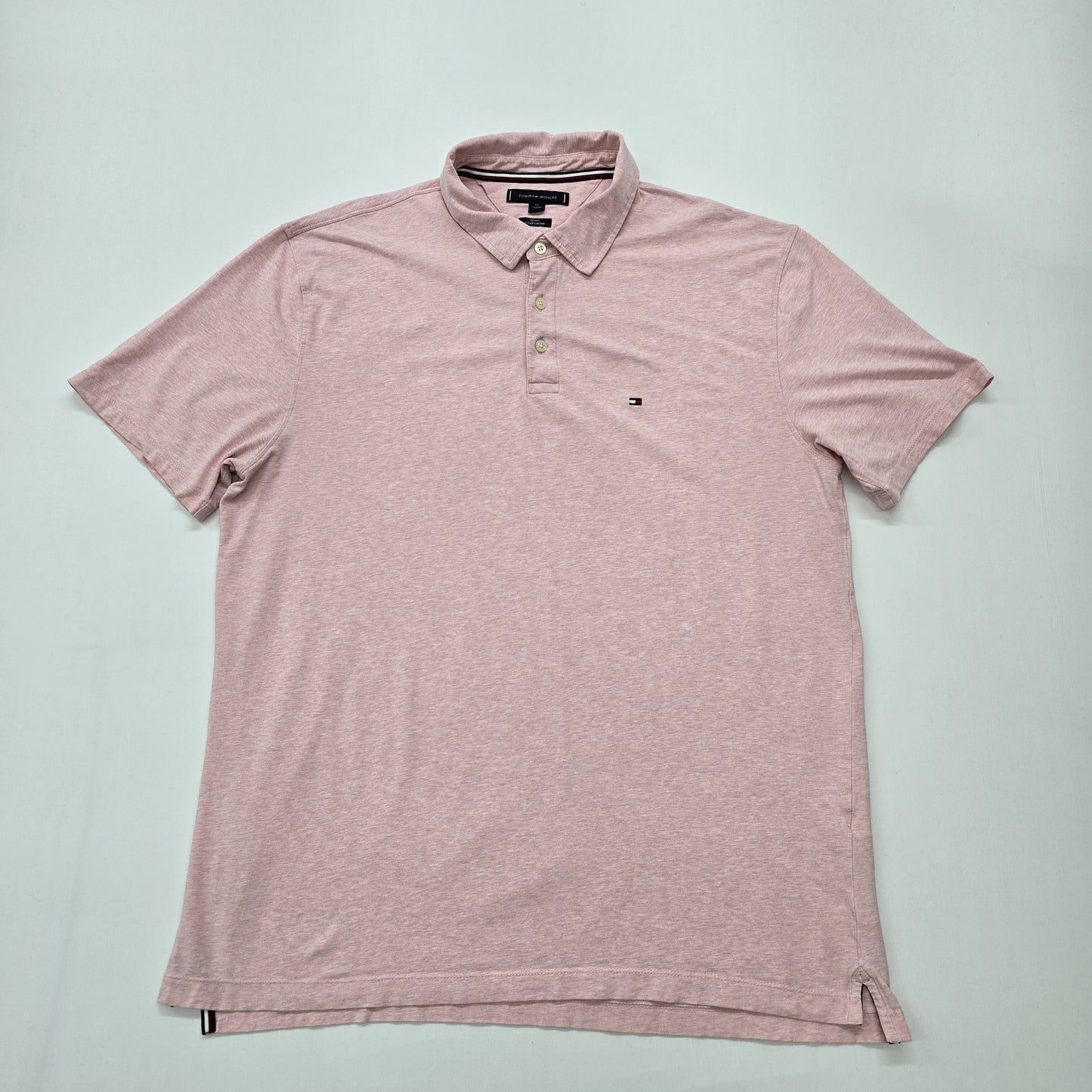Tommy Hilfiger Men Pink Polo Shirt size 2XL product image 1