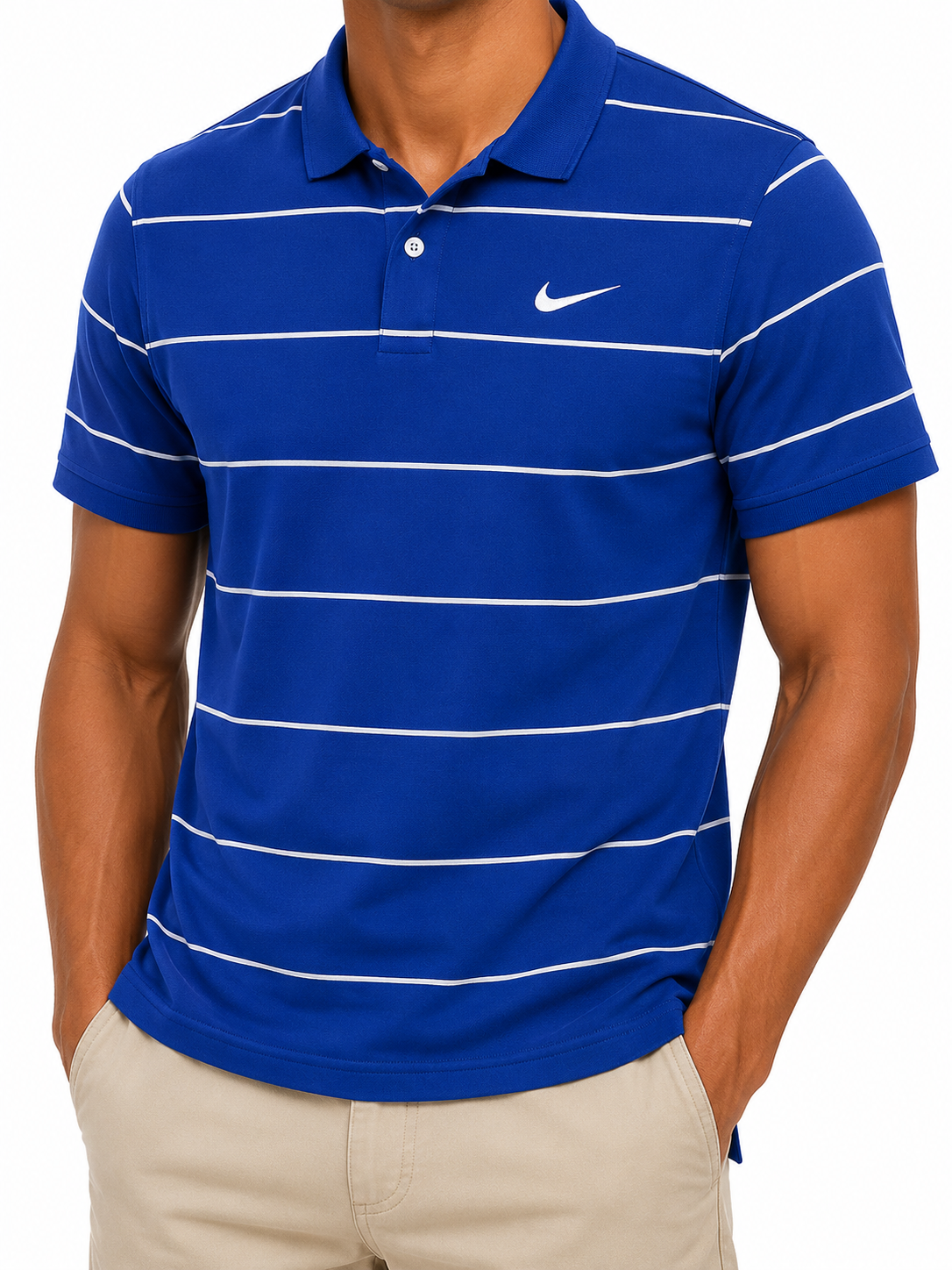 Nike Boys Blue Polo Shirt size YOUTH product image 1