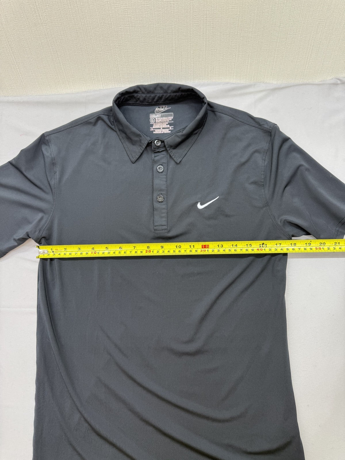 Nike Victory Polo Shirt Men's L Black Dri-FIT Short Sleeve