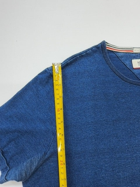 Tommy Hilfiger Denim Men Blue Chest Pocket T-Shirt Size M Regular
