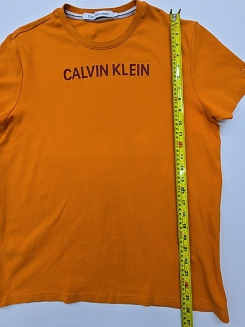 Calvin Klein Jeans Men Orange T-Shirt size L product image 8