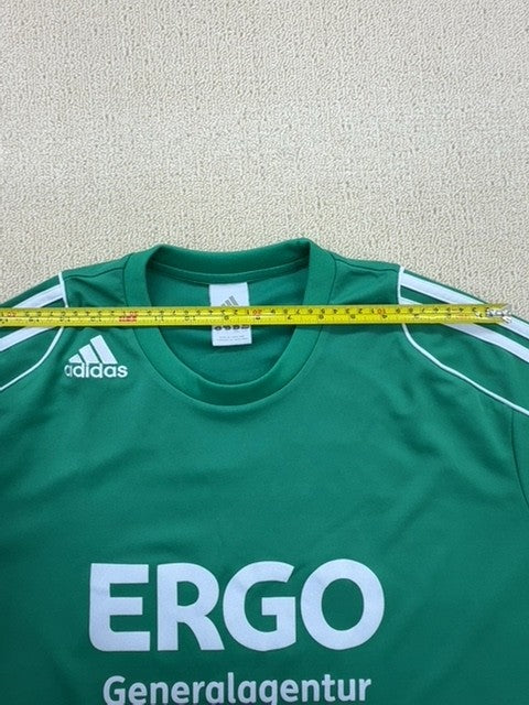 Adidas Green Stripe Short Sleeve Crewneck T-Shirt L Unisex