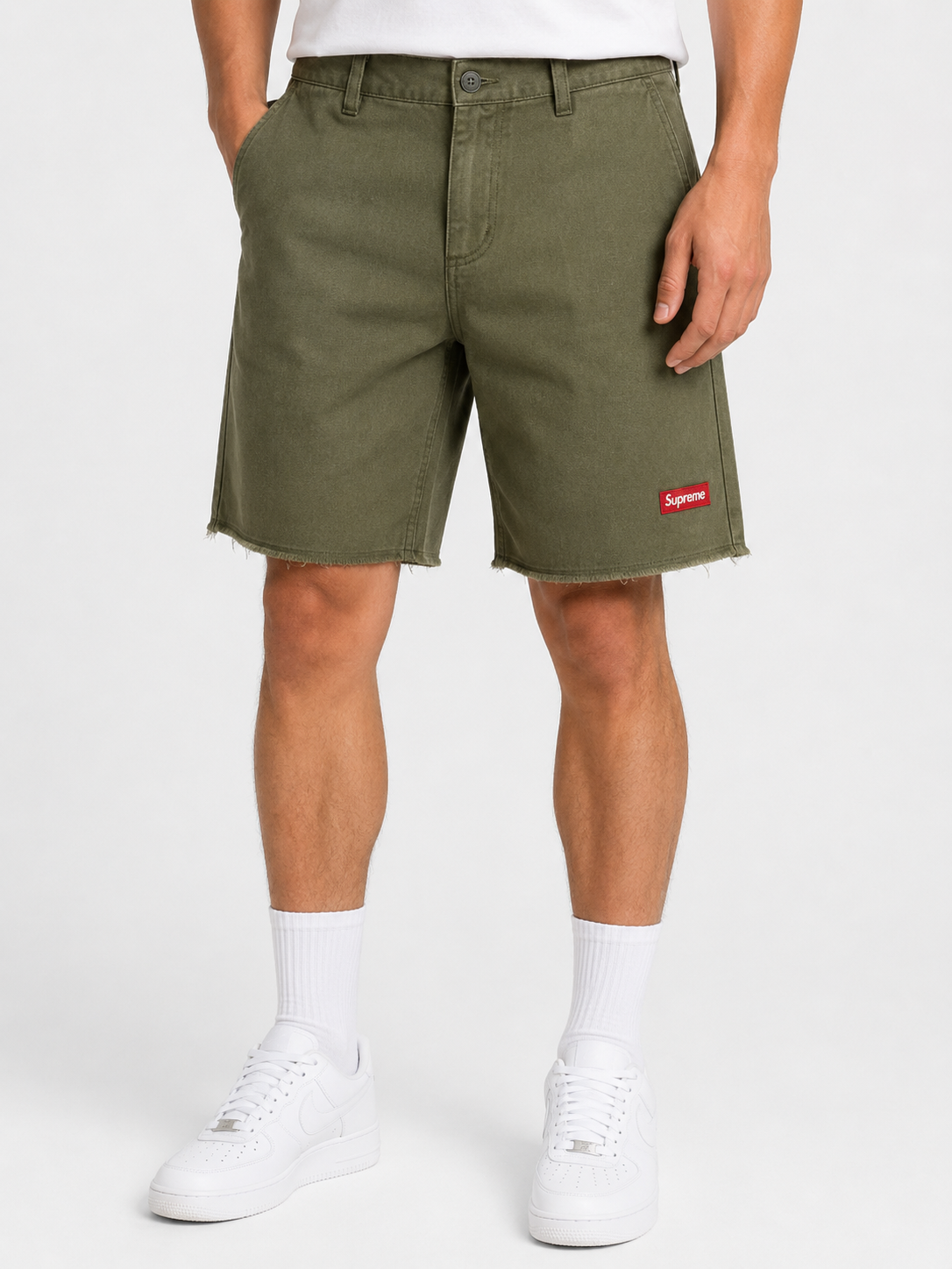 Supreme Men Green Shorts size 48 product image 1