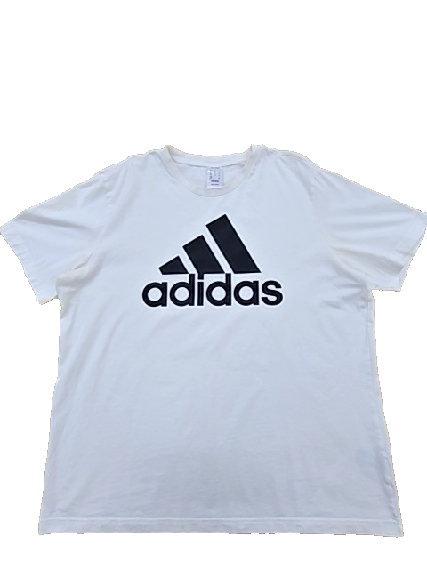 Adidas DA2630 White XL Short Sleeve Crewneck T-Shirt Unisex