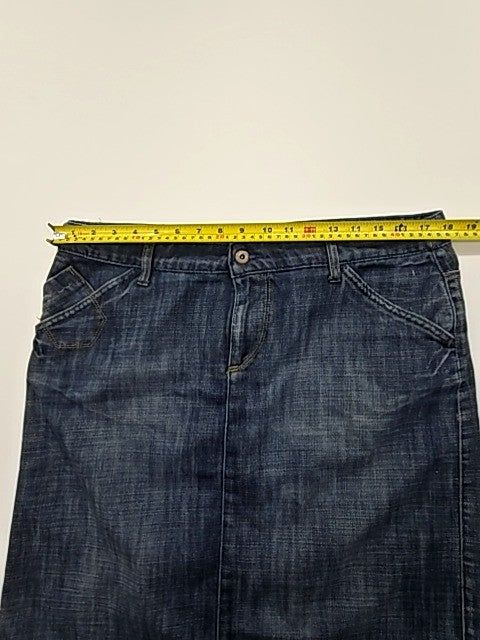 Fabulous Denim Women Blue Skirt size 44 product image 5
