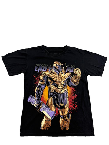 Black Timber Thanos Avengers Endgame Men's M Black T-Shirt Cotton