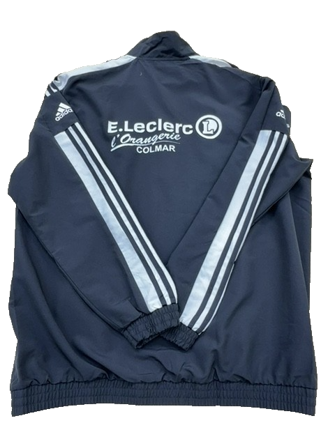 Adidas Men's Primegreen Navy Activewear Jacket XL 3-Stripes