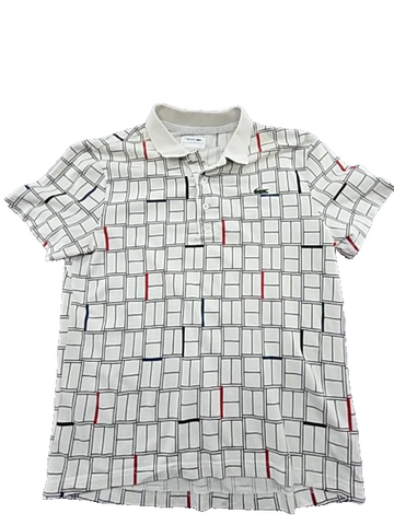 Lacoste Novak Djokovic White M Tennis Polo Moisture Wicking France