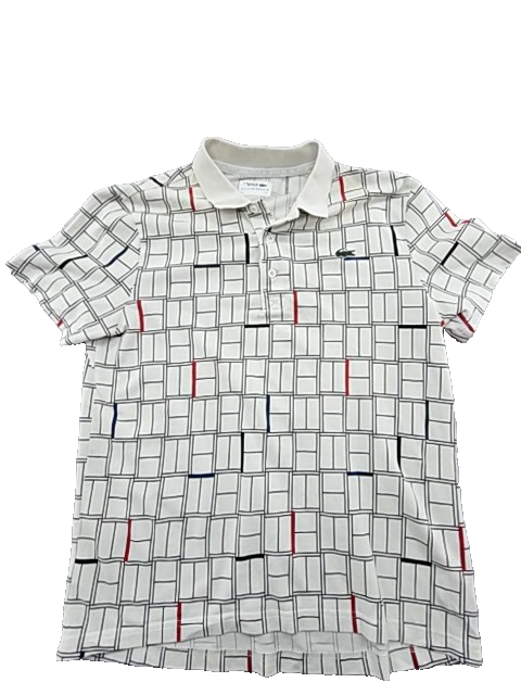Lacoste Unisex White Polo Shirt – Size M